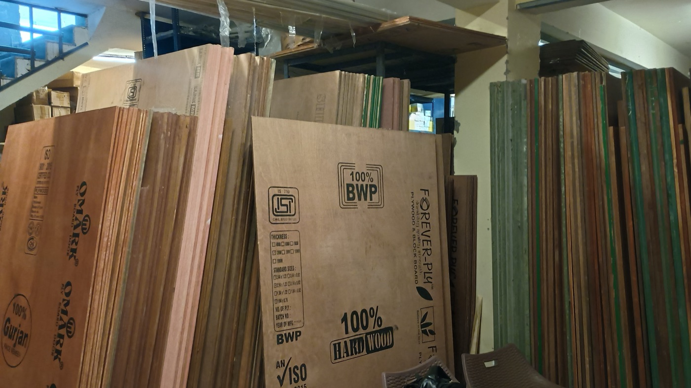 Bulk plywood inventory